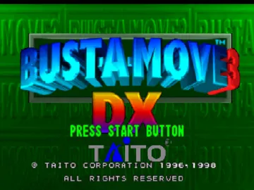 Bust-A-Move 3 DX (Europe) screen shot title